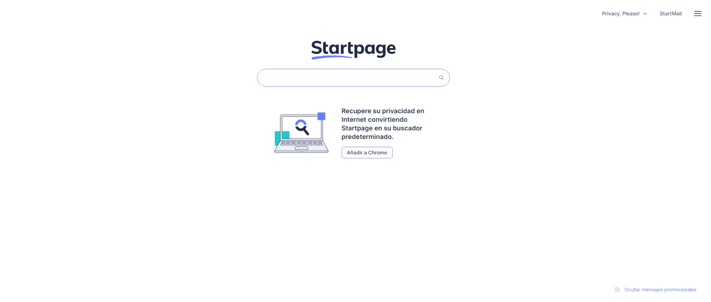 Buscadores aparte de Google: Startpage