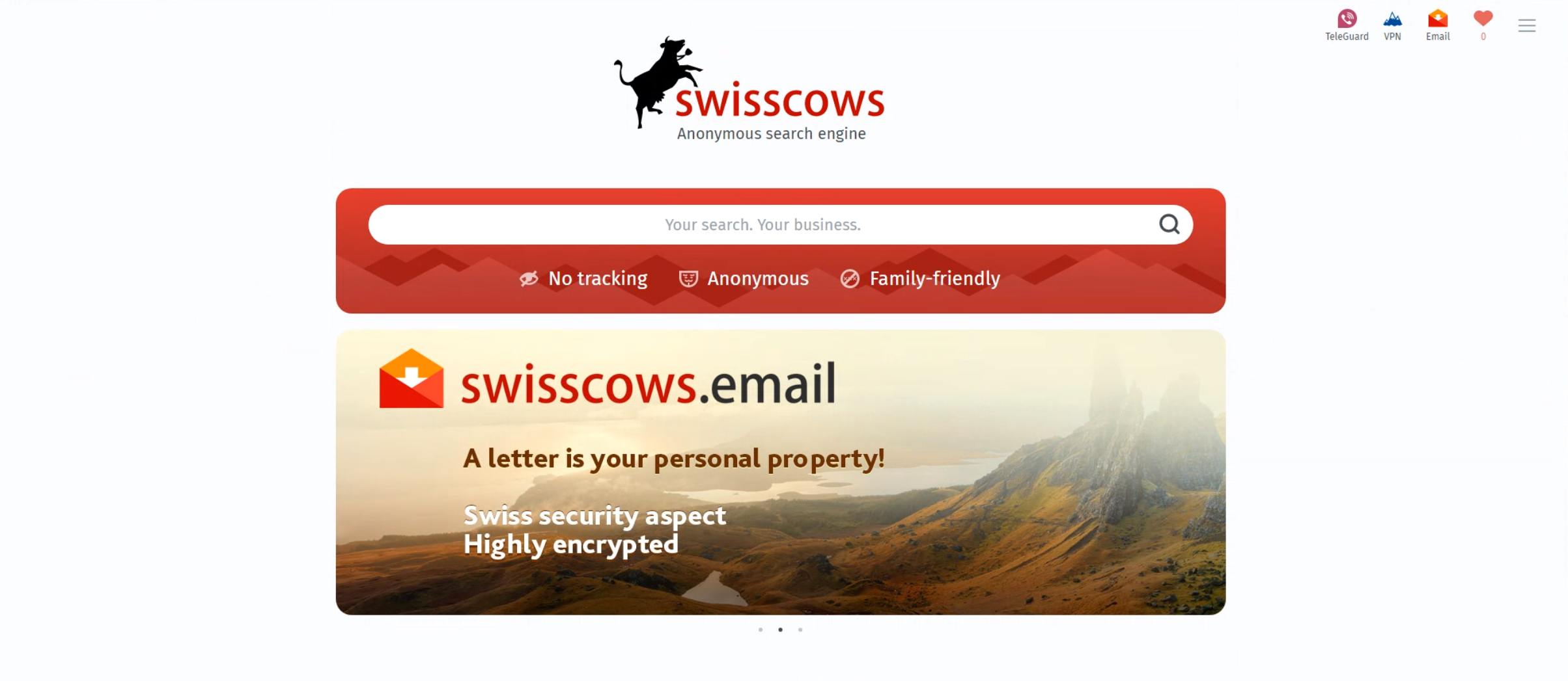 Buscadores aparte de Google: Swisscows