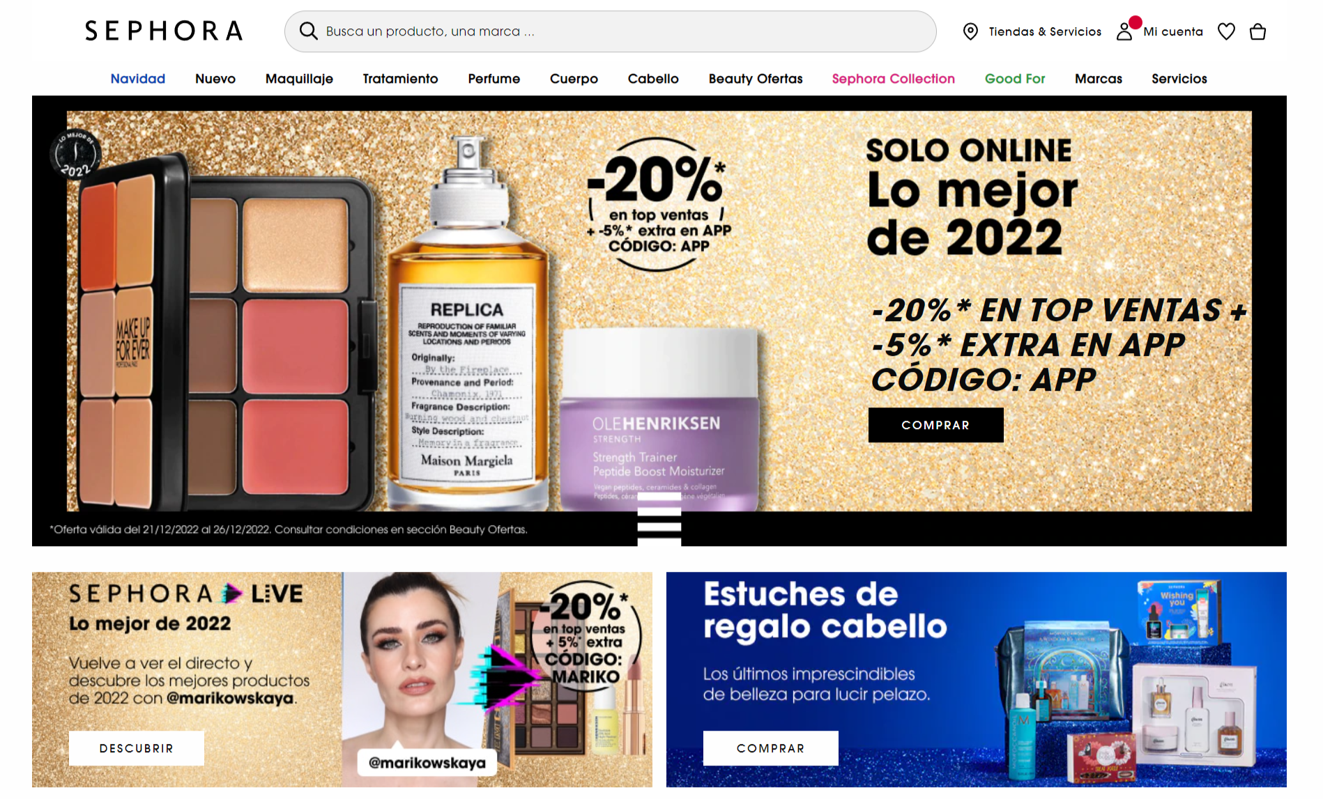 Ejemplo de brand content de Sephora