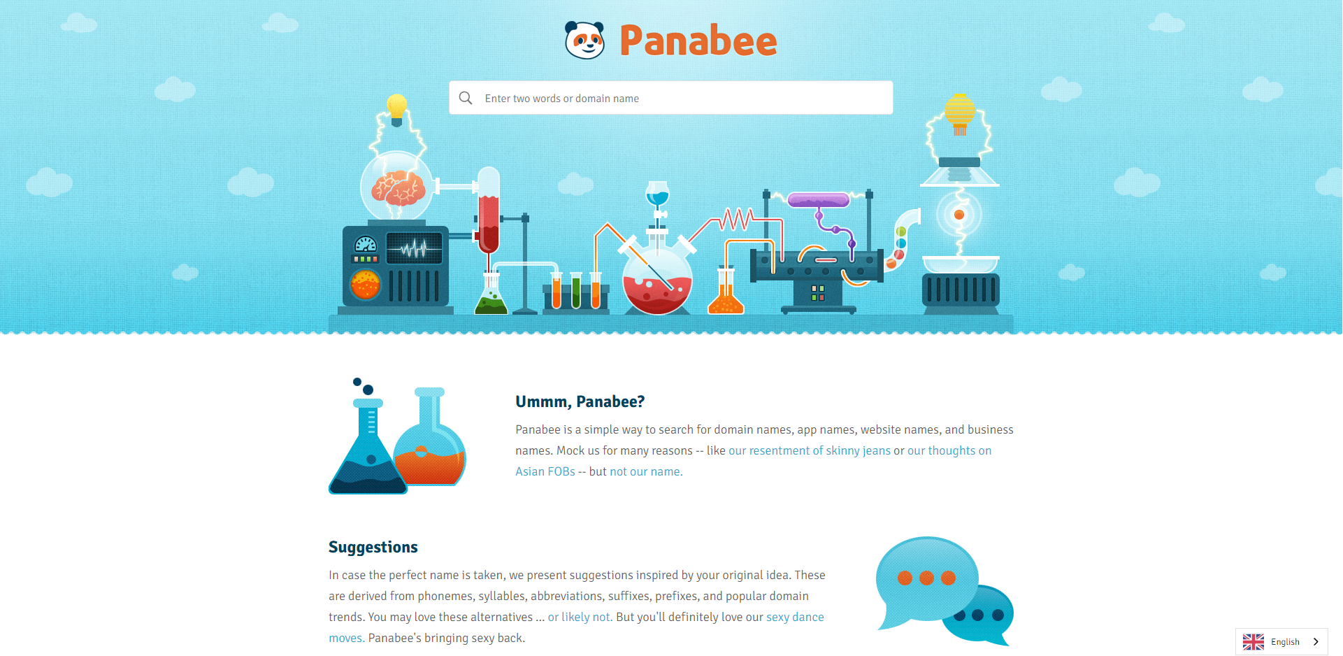 Panabee, generador de nombres y dominios de marcas