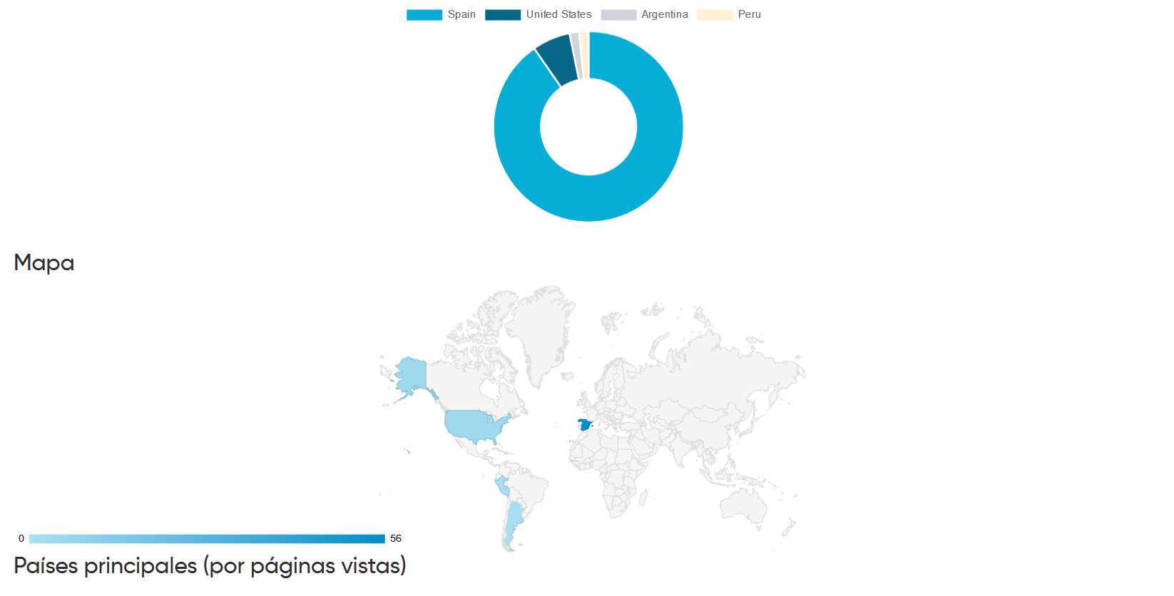 mapa en google analytics