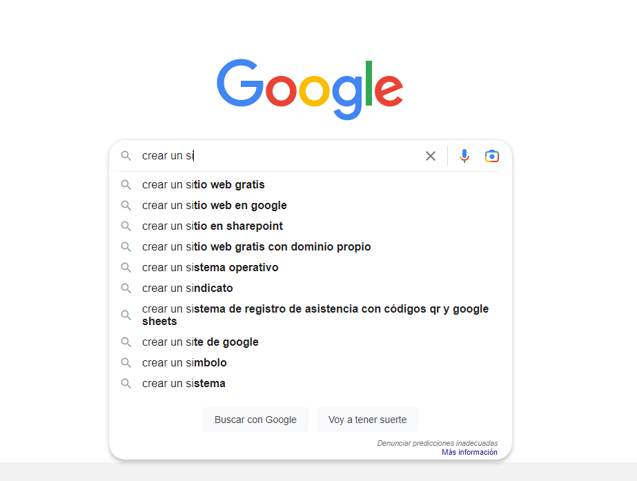 google suggest