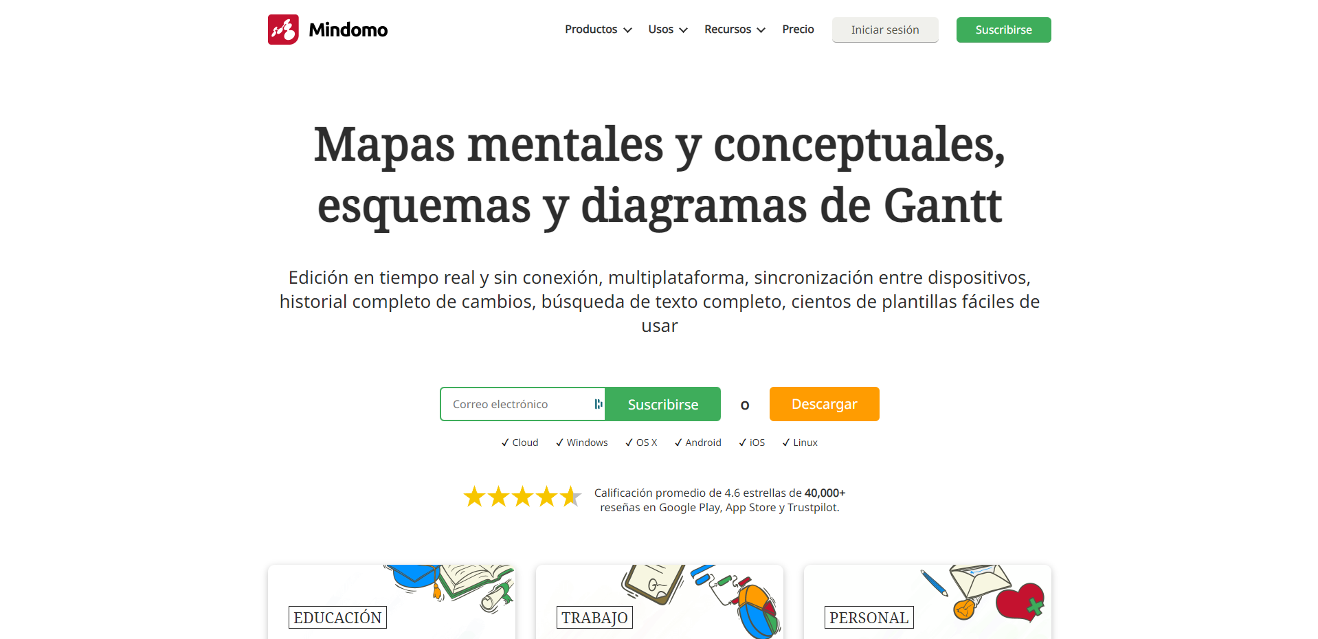 Mindomo, programa para hacer mapas mentales