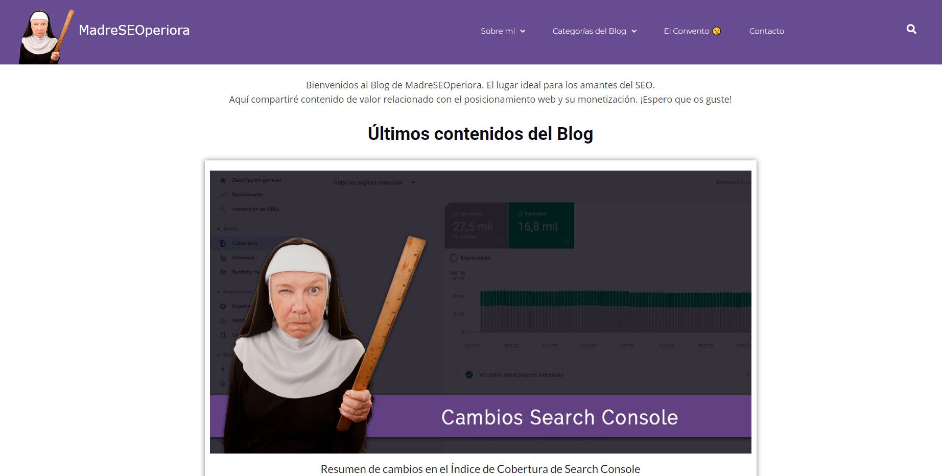 Blogs de SEO: Madre SEOperiora