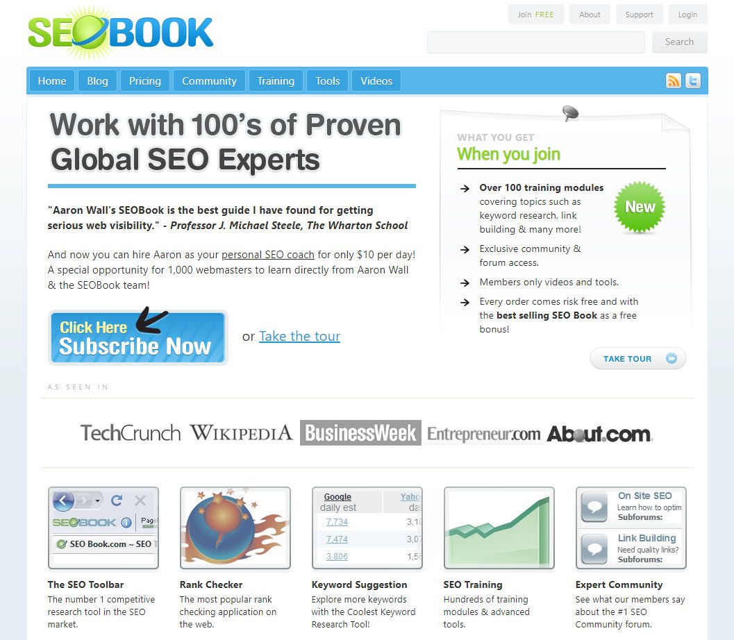 Blogs de SEO: SEOBook