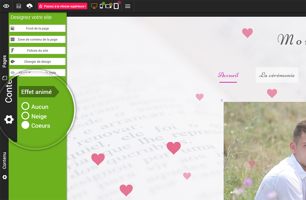 Comment créer un site animé