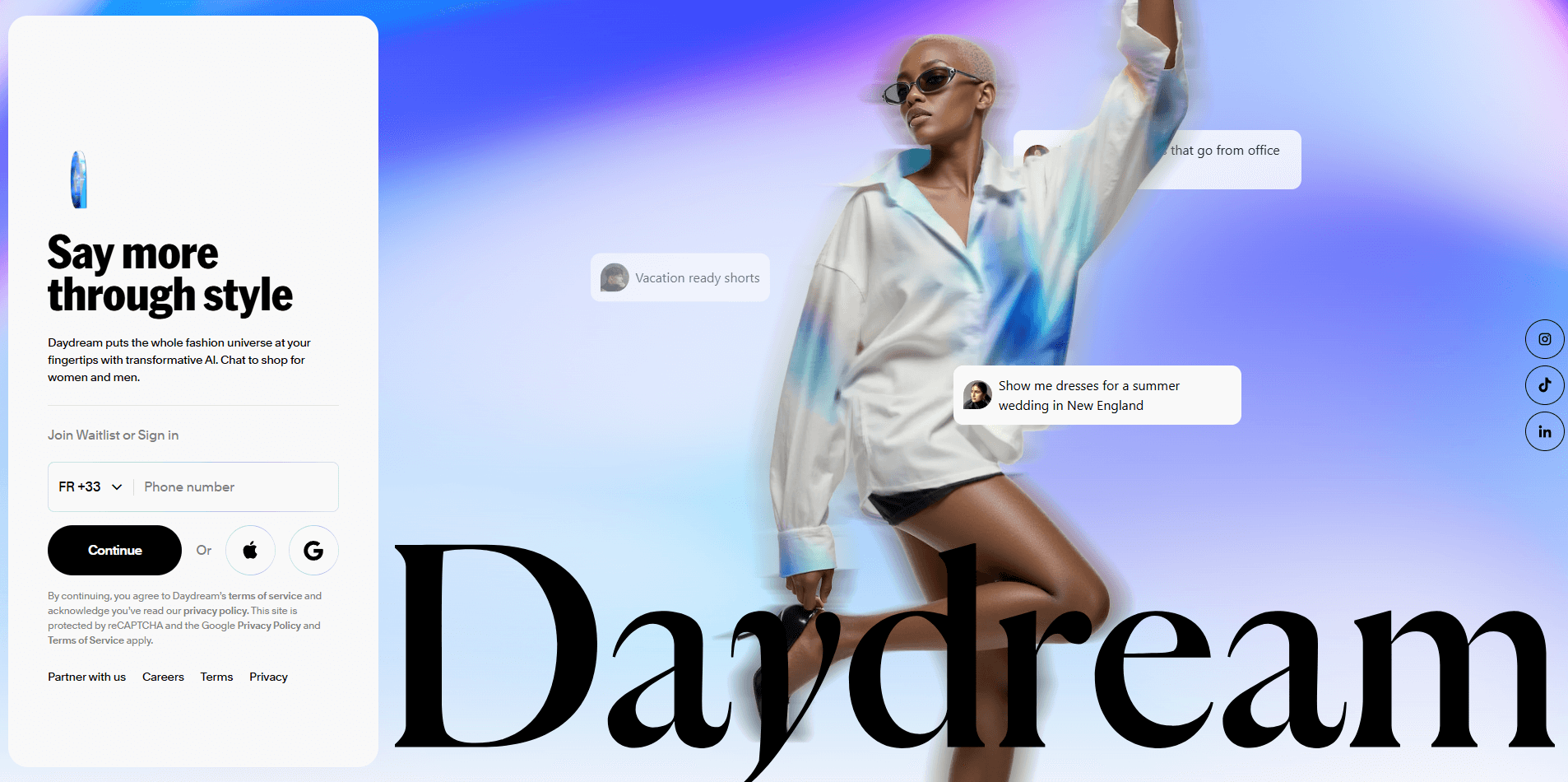 Daydream, personal shopper IA