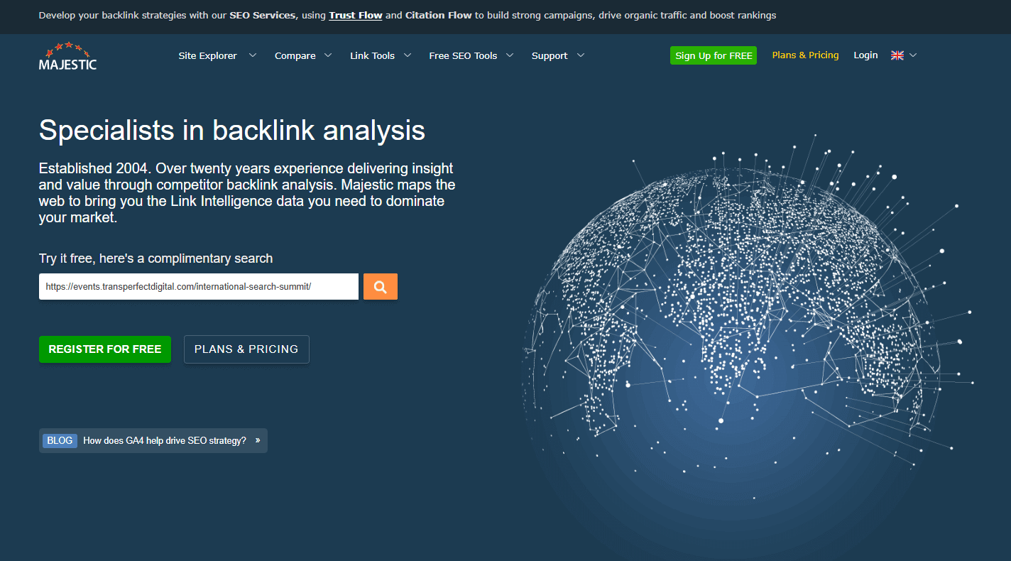 Majestic détecteur liens brisés