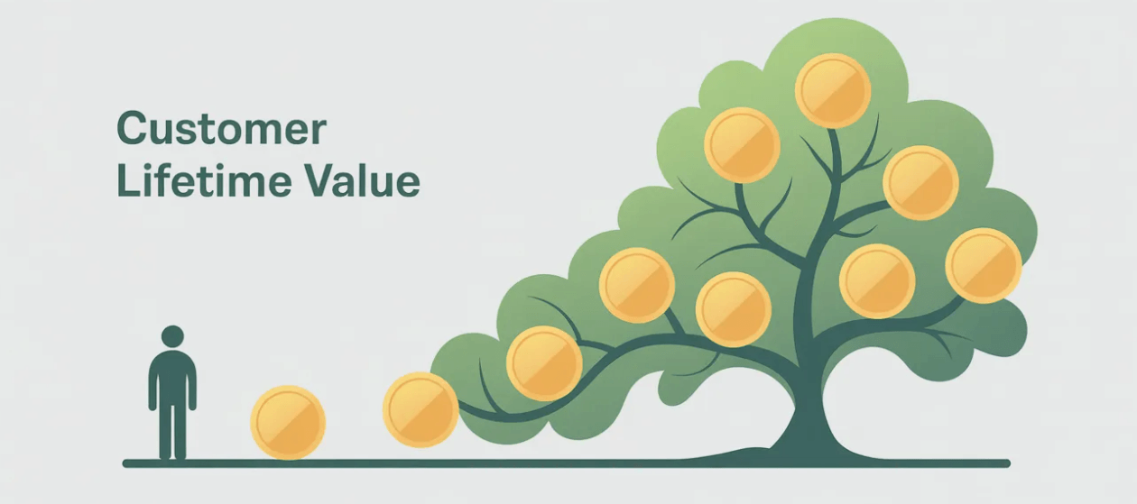 Customer Lifetime Value, CLV Valeur vie client, VVC