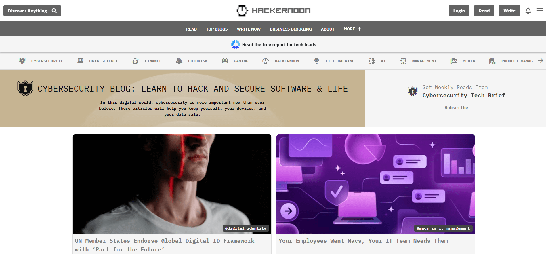 HackerNoon, blog spécialistes IA HackerNoon, blog technique sur l'Ia