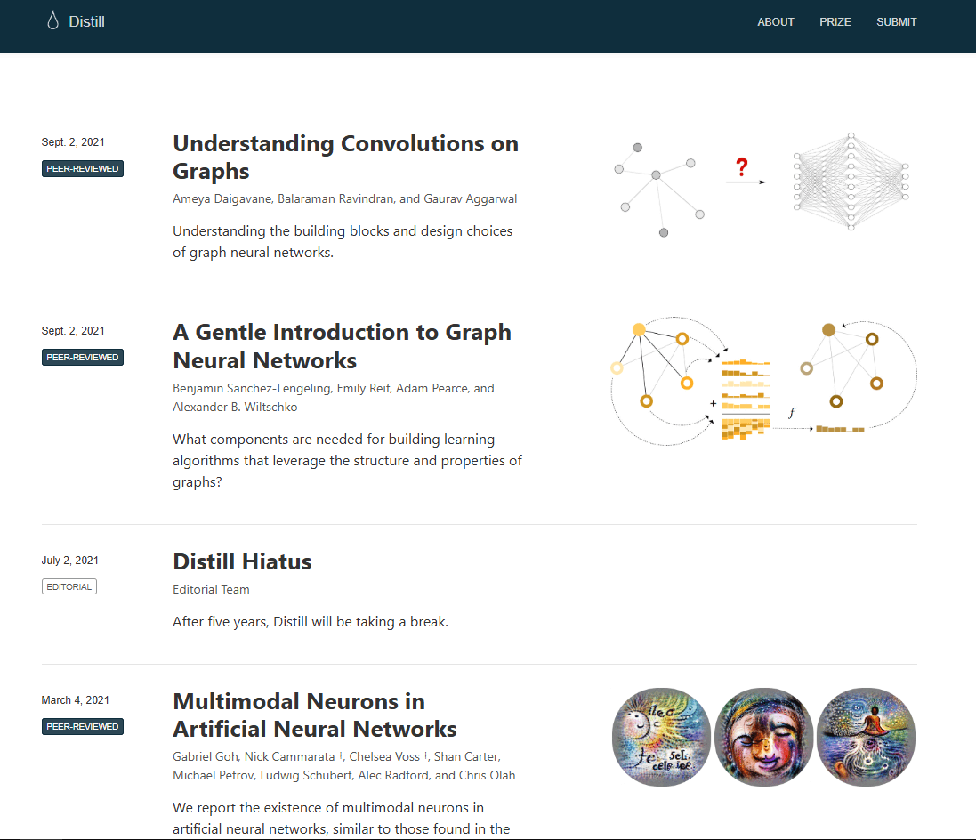 Distill, blog sur les dernières recherches IA Distill, blog sur les recherches en intelligence artificielle