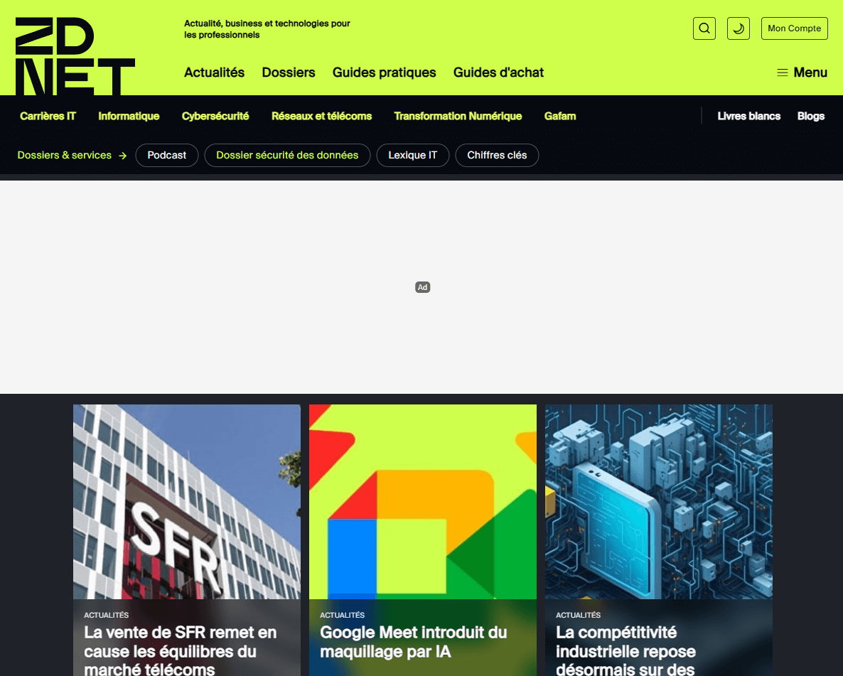 blog actualités IA pour tout public ZDnet, blog actu Ia destiné au grand public