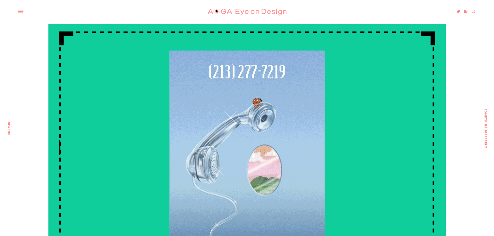 blog design de l'American Institute of Graphic Arts AIGA Eye on Design