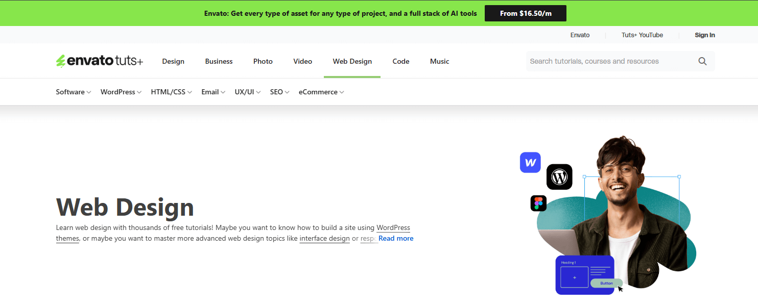 top blogs design UX Envato Tuts+