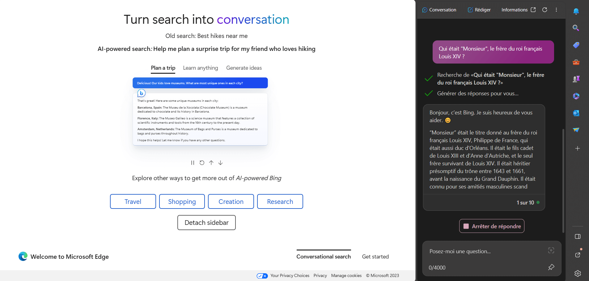 Chatbots IA : Chat Bing