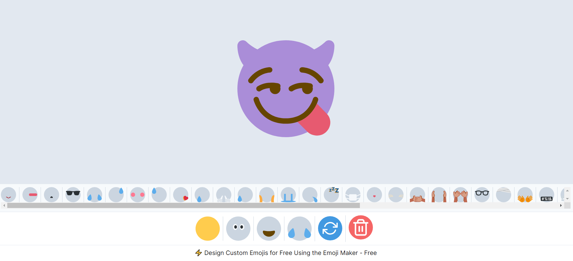 Outils IA pour créer des emojis : Flat Icons Emoji Maker