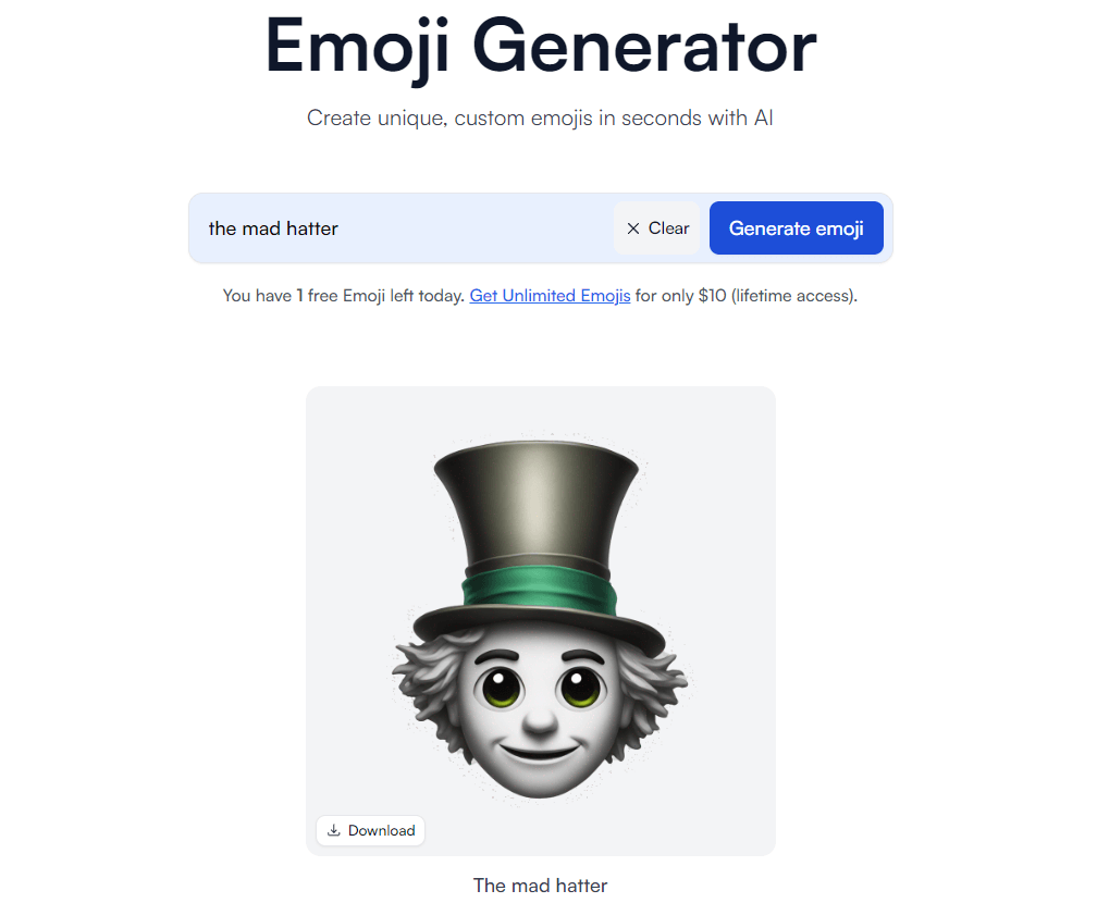Outils IA pour créer des emojis : Emoji.is