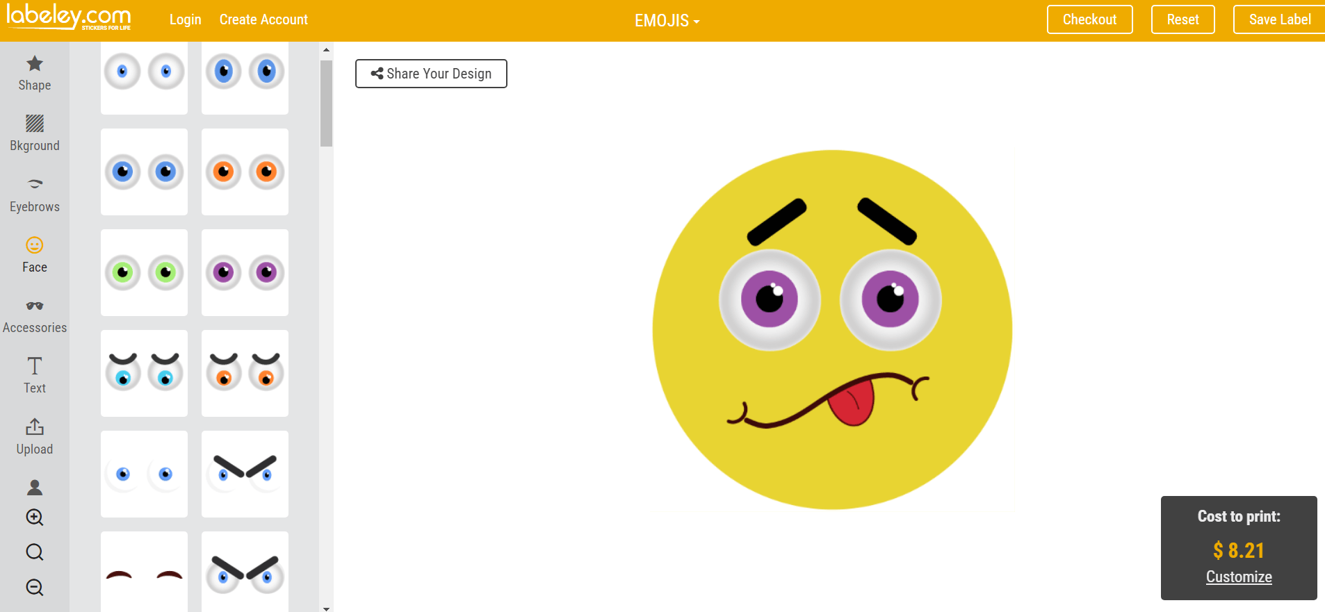 Outils IA pour créer des emojis : Labeley.com