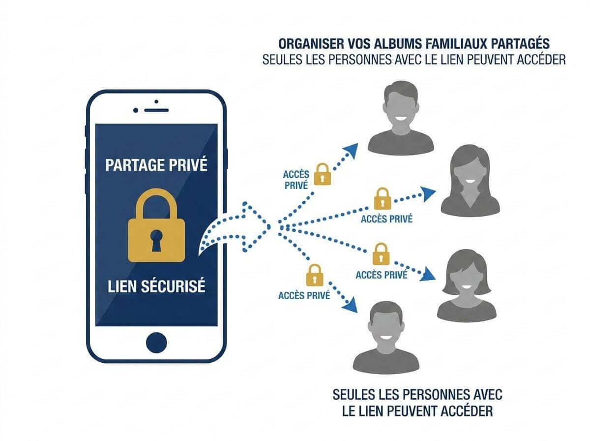 partage images sécurisé partage photos sécurisé