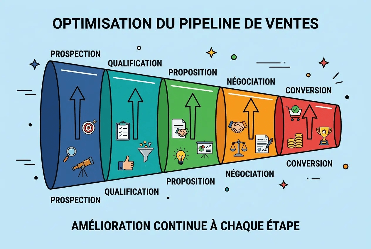 étapes pipeline commercial étapes pipeline de vente