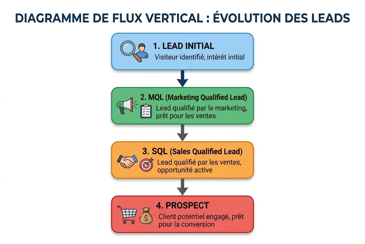 diagramme qualification leads
