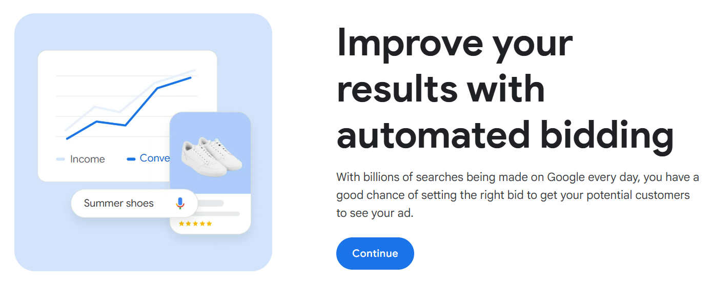 Bid on Google