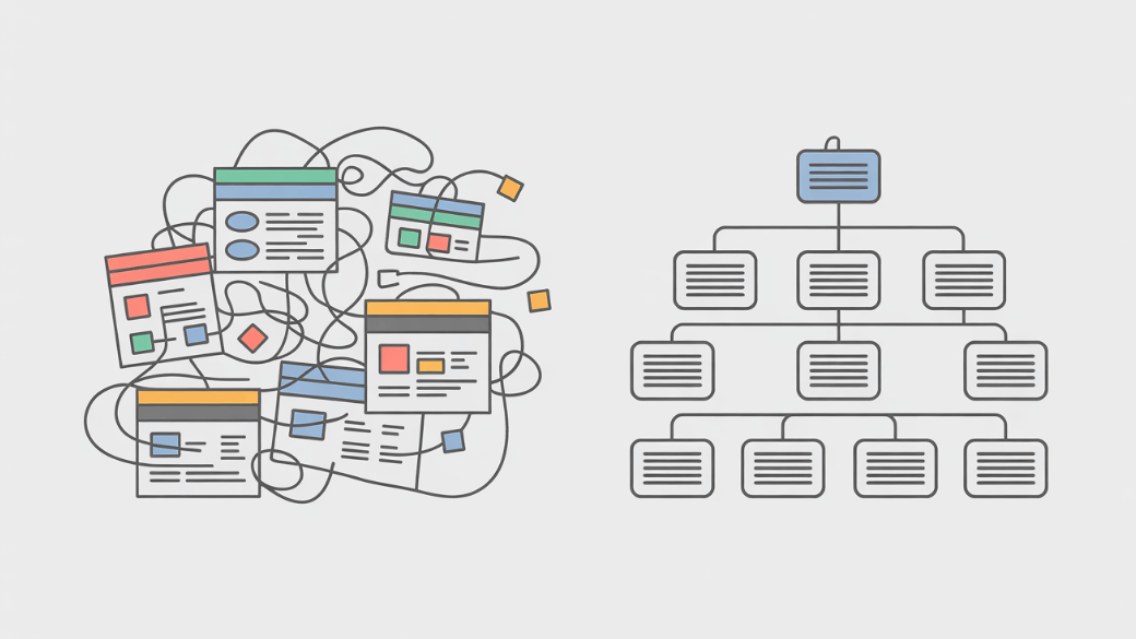 organiser son site en silo organisation d'un site web en silo