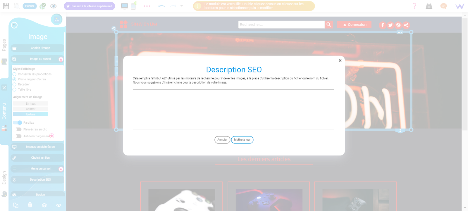 description seo image sitew