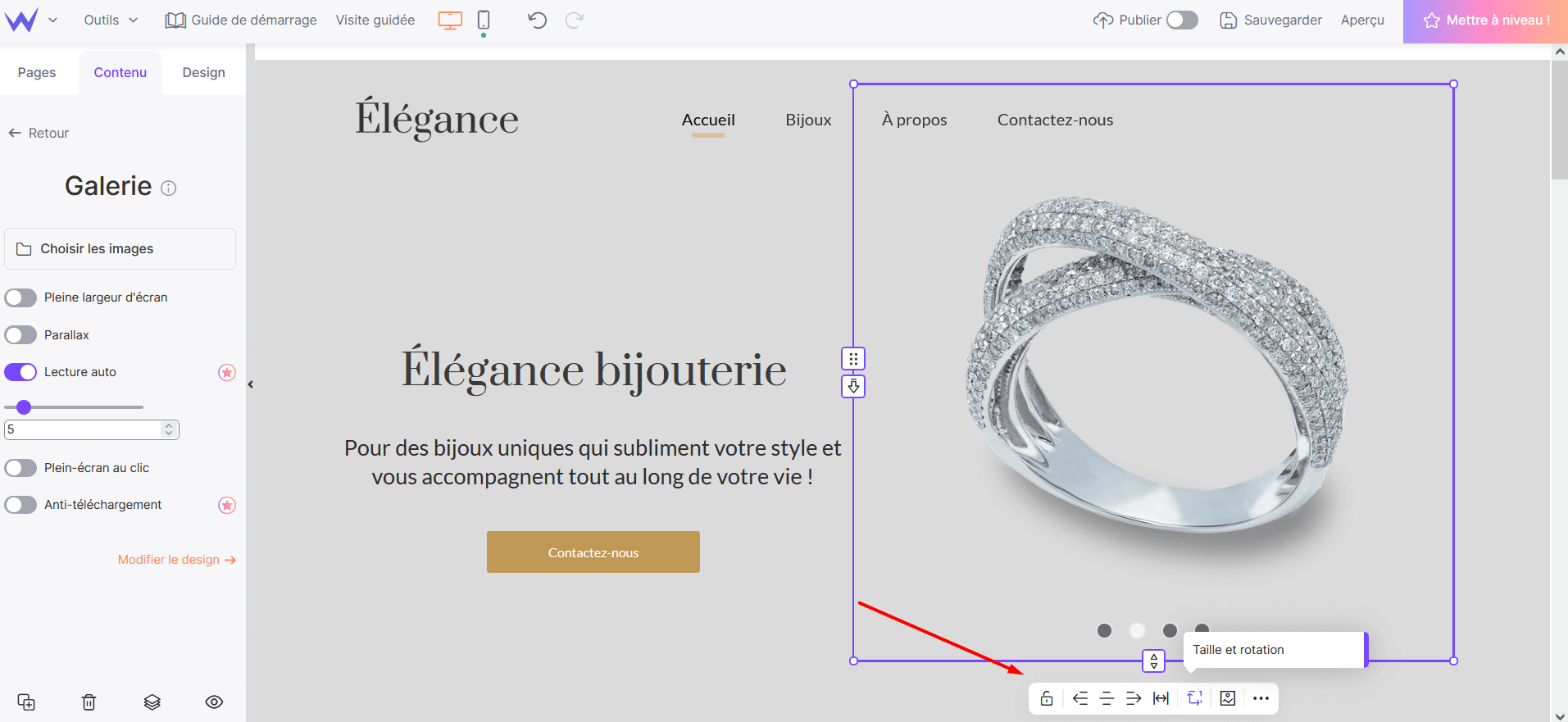 editeur web intuitif 