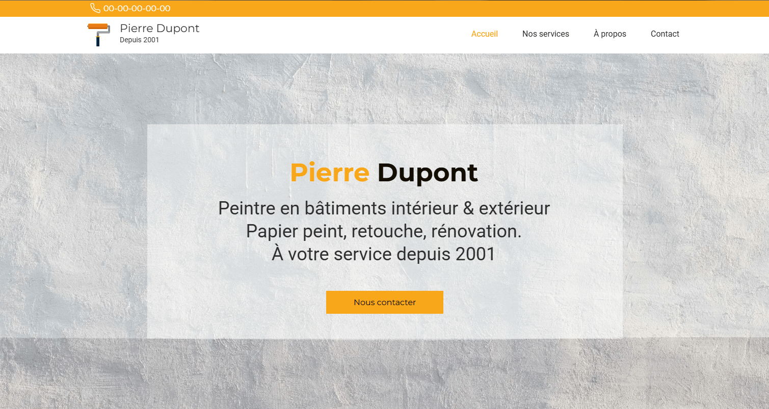 templates minimalistes