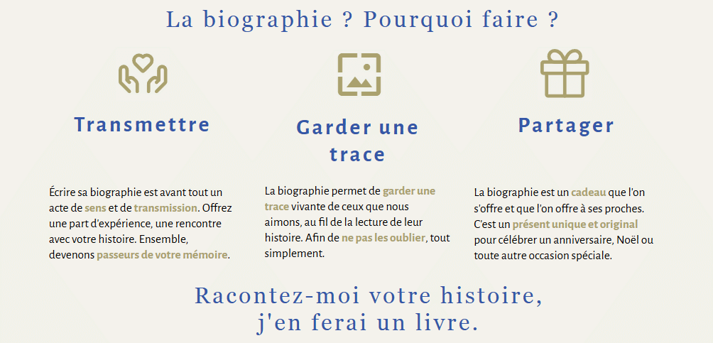 valeurs site minimaliste