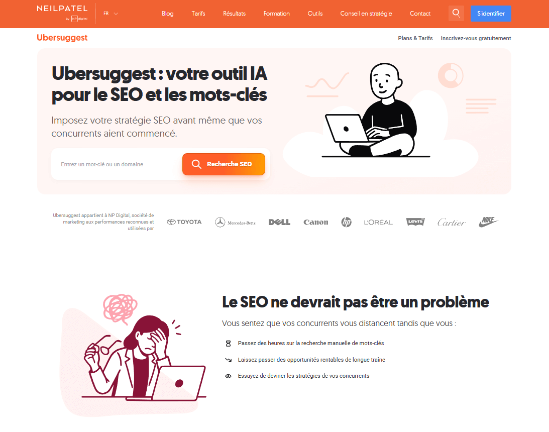 outil analyse web ubersuggest