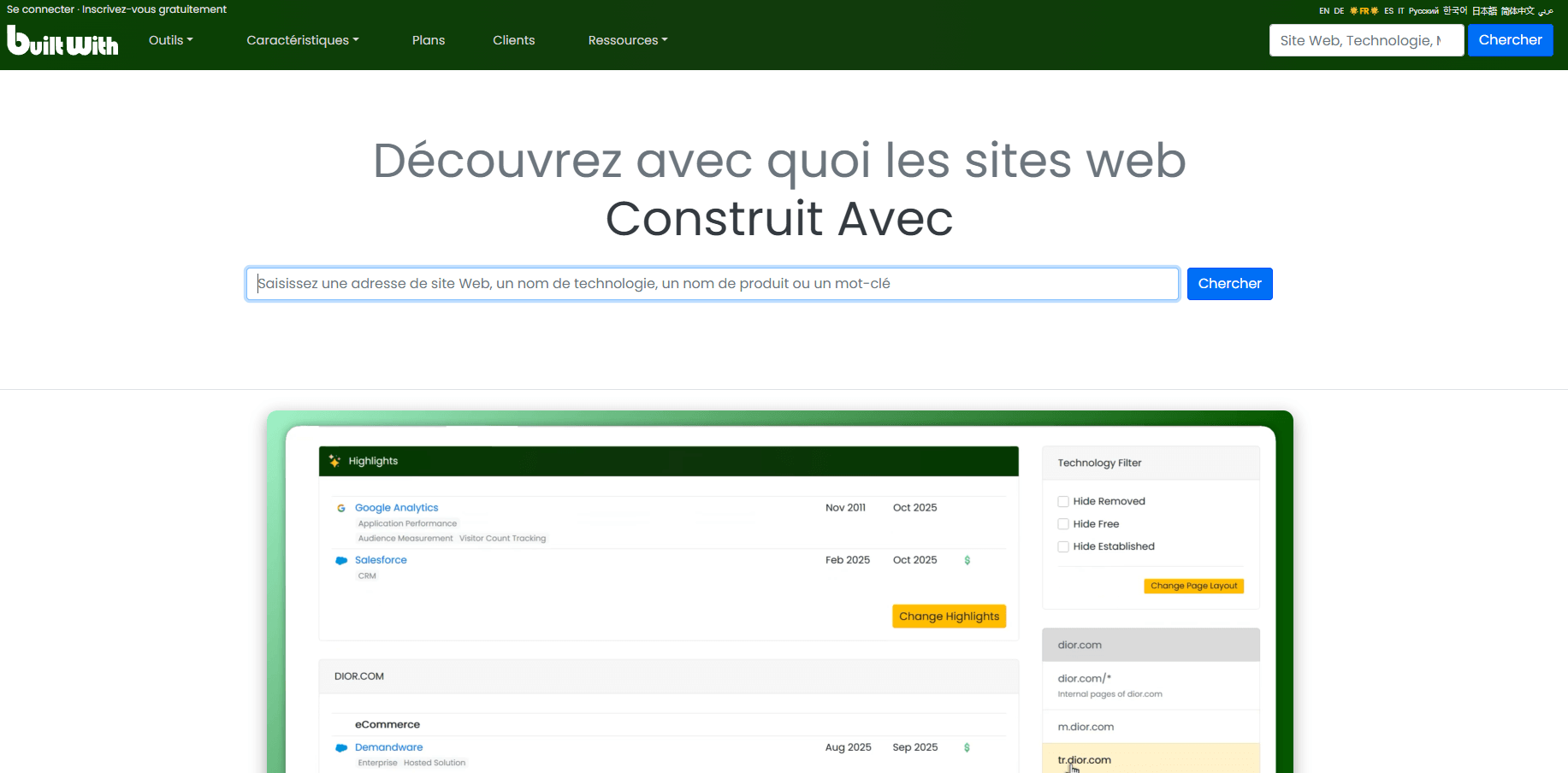 extension veille built with