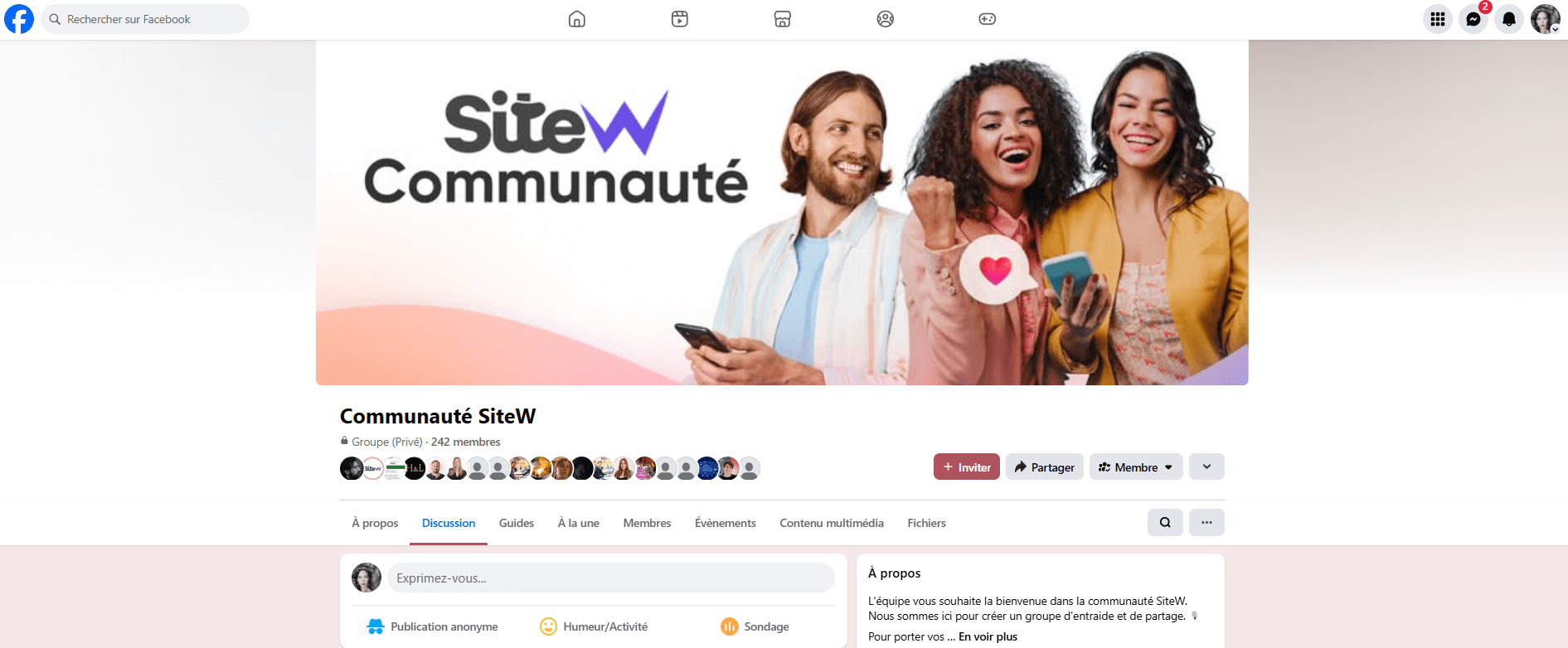 exemple communauté en ligne