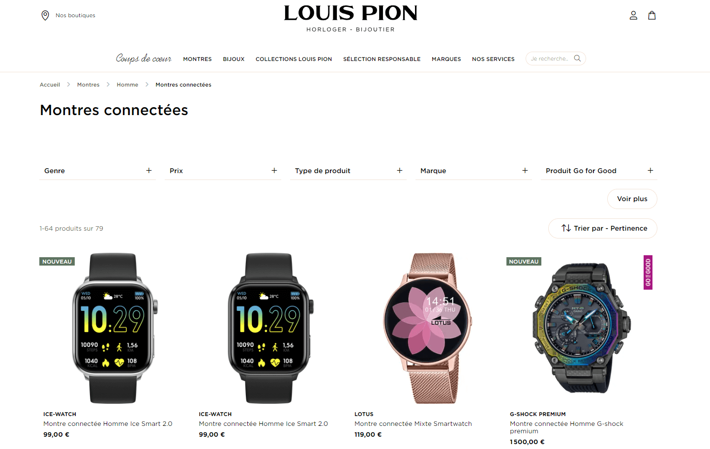 Horloger - bijoutier Louis Pion