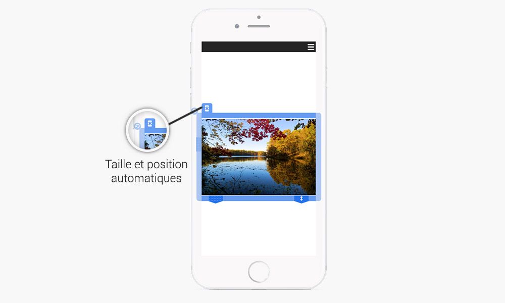 redimensionnement automatique pour optimisation mobile