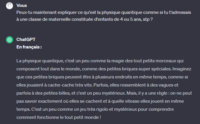 Utilisations surprenantes de ChatGPT : réponse spécifique