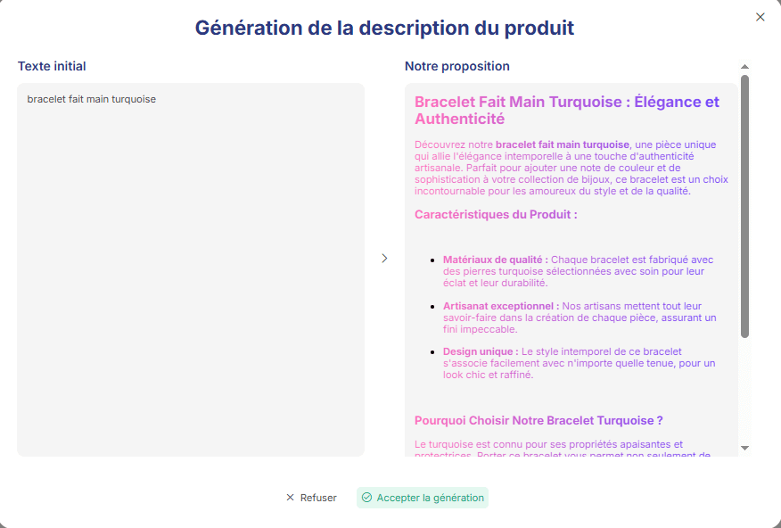 fonction IA SEO eshop bijoux