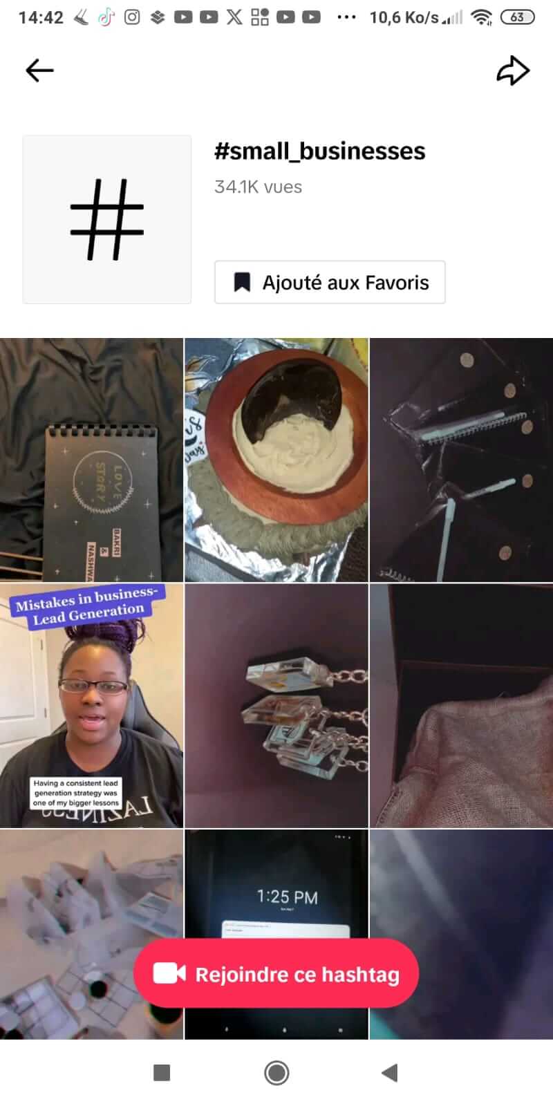 Contenu de marque sur TikTok