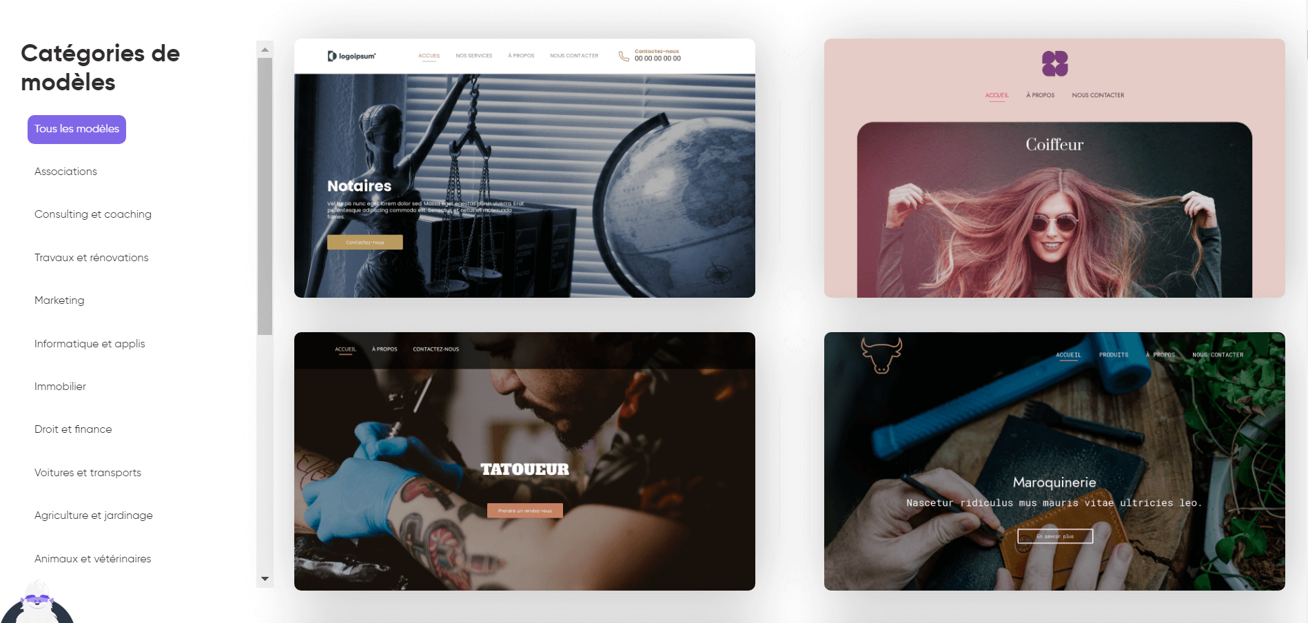 Templates de SiteW