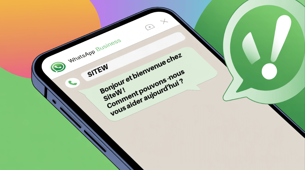 message bienvenue whatsapp business