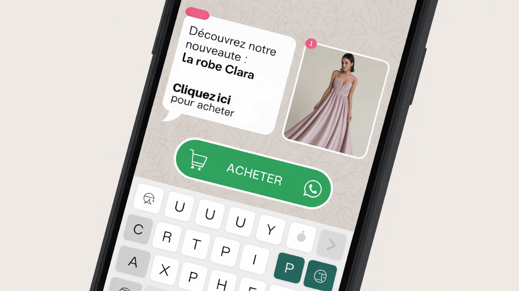 bouton panier whatsapp business