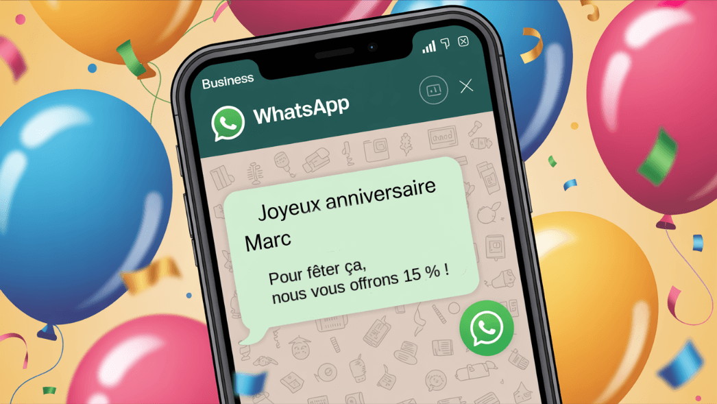 message anniversaire sur whatsapp business 