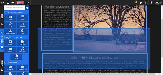 créer un site outil multisélection