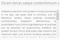 Créer un site avec text et scrollbar