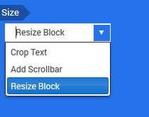 add text block