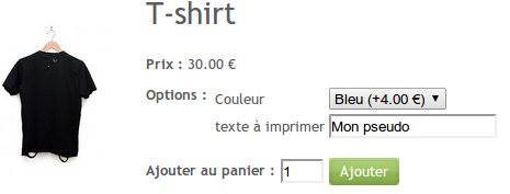 Menu déroulant