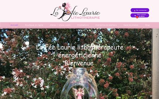 Ejemplo de sitio web La Fée Laurie