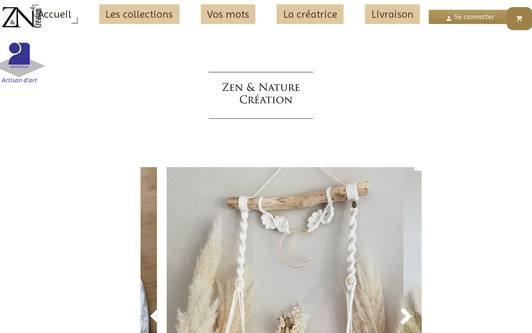 Site exemple Zen et Nature Création