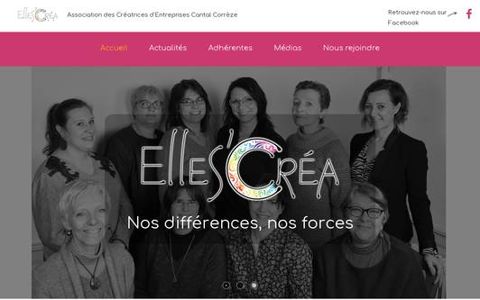 Ejemplo de sitio web Elle&#39;s Créa
